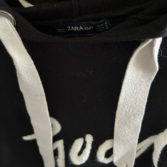 ZARA “Good Vibes” hoodie GUC - Picture 4 of 6